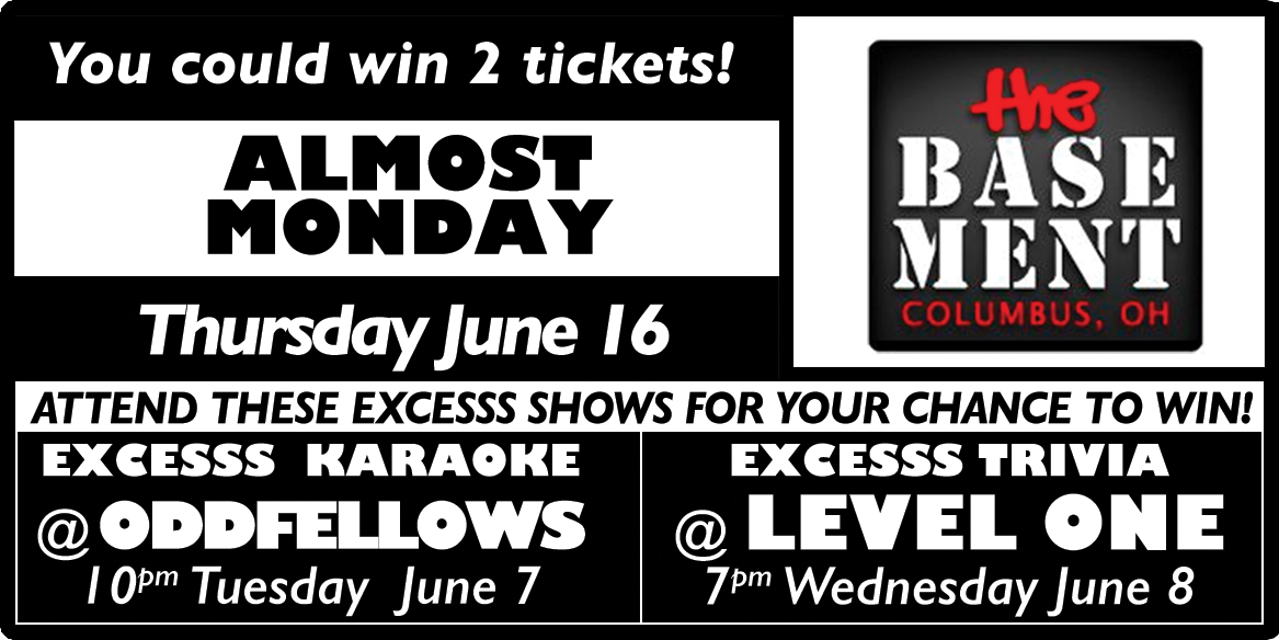 Weekly Show Listings for Excesss Karaoke in the Central/Columbus Ohio